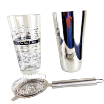 Libbey Three Piece Cocktail Shaker Set NWT - £17.35 GBP