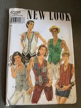 New Look 6238 Vest Sewing Pattern Size Small Medium Womens Vintage 1994 - $10.58