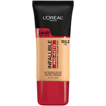 Loreal Infallible Pro-Matte Foundation #108.2 Sand - $10.83