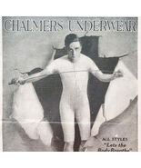 1917 Chalmers Knitting Co Underwear Advertisement WW1 Era Fashion Clothe... - €25,77 EUR