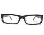 PRADA Eyeglasses Frames VPR 01L-N 7N6-1O1 Brown Rectangular Full Rim 51-... - $116.66