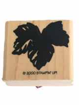 Stampin Up Rubber Stamp Flower Leaf Plant Nature Outdoors Card Making Cr... - £3.91 GBP
