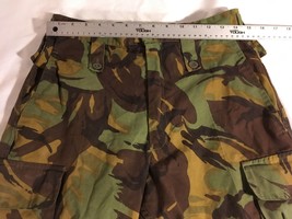 Netherlands Dutch Vintage 28&quot;X30&quot; Woodland Camouflage Field Trousers Pants - £57.65 GBP