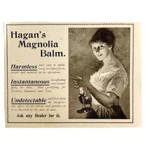 Hagan&#39;s Magnolia Skin Balm 1894 Advertisement Victorian Skin Care ADBN1zz - £11.57 GBP