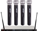 Gemini Sound UHF-04M Wireless Cordless Professional Set of 4 Handheld Mi... - £160.48 GBP