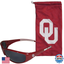 Siskiyou Sports NCAA Oklahoma Sooners Adult Sunglass &amp; Bag Set, Red - $42.03