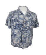 Batik Bay vintage Men Hawaiian camp shirt p2p 20 S aloha luau tropical b... - £19.46 GBP
