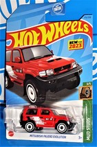 Hot Wheels New For 2023 Mud Studs Series #175 Mitsubishi Pajero Evolution Red - £2.22 GBP