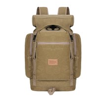 Men Army Large Capacity Travel Military Backpack Male Mountaineering Camp Canvas - £60.59 GBP