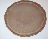 Vietri Forma Round Serving Platter Charger Earth Brown New - $44.11