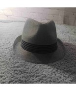 Stetson Herringbone Fedora Hat S/M All American Linen Bl Gentleman Casua... - $20.08