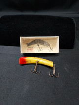 Vintage Humpy Plugs L-3 Color 40 Wood Fishing Lure Orig. Box Humpy Bait Co Iowa  - $23.16