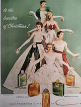 1956 Esquire Ads COTY Christmas Beauties Perfumes Tru Val Sports Shirts - £8.49 GBP