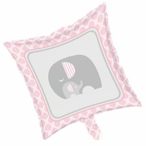 Little Peanut Girl Metallic Foil Balloon Pink Elephant Baby Shower - $4.35