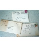 Vintage 3 Envelopes With Letter from 1962 - $3.99