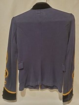 Ralph Lauren Denim &amp; Supply Women&#39;s Size Small Blue Gold Officer Military Jacket - £118.69 GBP