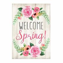 Ashland Welcome Spring Garden Flag-Single Sided,12.5&quot; x 18&quot; - £7.90 GBP