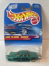 1998 Hot Wheels #698 Low &#39;N Cool Series 2/4 &#39;59 IMPALA Green w/Gold Lace... - £11.02 GBP