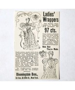 Bloomingdale Bros Ladies Wrap 1897 Advertisement Victorian Fashion ADBN1A8 - $19.99