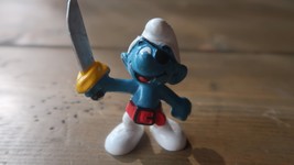 Vintage Smurf Figure - Bully Pirate - - $11.87