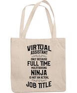 Make Your Mark Design Virtual Assistant Ninja Reusable Tote Bag for Remo... - £17.30 GBP