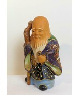 Vintage Shou Lai Moriage Satsuma Immortal 6 Inches Ceramic Kutani - £19.46 GBP
