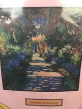 Garden At Giverny kit Counted Cross Stitch New 12”x12” - $23.75