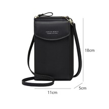 Leather Women Mobile Phone Bag New Mini Female Messenger  Bag Purse Lady Wallet  - £49.31 GBP