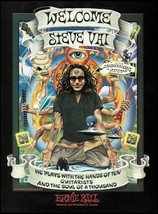 Steve Vai Ernie Ball Slinky Guitar Strings advertisement 2000 ad print - $4.01