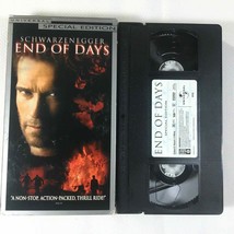 End Of Days VHS (TAPE)Arnold Schwarzenegger  Video Tape Special Edition ... - £6.42 GBP