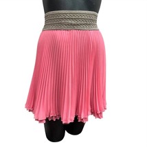 Loyd/ford women&#39;s mini double chiffon pleated skirt size 1 - $78.21