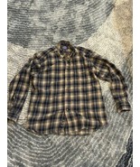Sir Pendleton Mackenzie Tartan Plaid Blue Long Sleeve Flannel Shirt Wome... - $33.85 CAD
