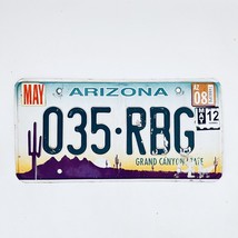 2012 United States Arizona Grand Canyon Passenger License Plate 035-RBG - £14.85 GBP