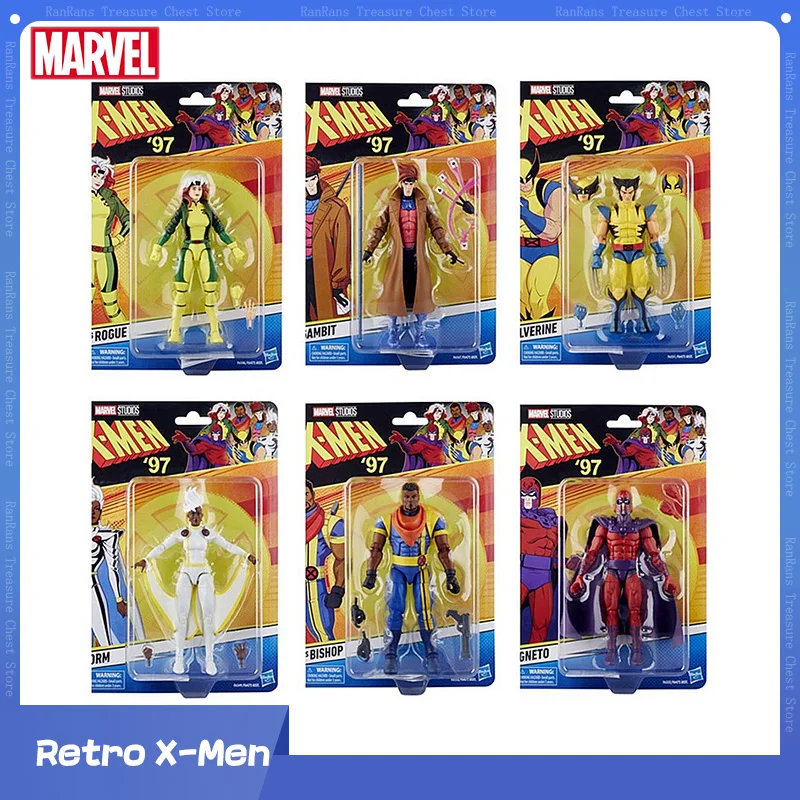 Original Marvel Legends Retro X-men 97 Bishop Magneto Rogue Gambit Wolve... - $433.98