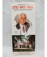 Roosevelt&#39;s Little White House Warm Springs Georgia Brochure Pamphlet - $14.84 CAD