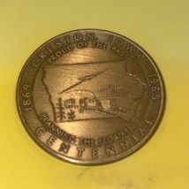 1869-1969 Creston, Iowa, Centennial bronze token! 35 mm, 12.4 g!  - $1.97