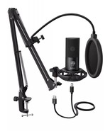 FIFINE Studio Condenser USB Microphone Computer PC Microphone Kit T669 - $37.39