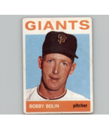 1964 Topps Baseball #374 Bobby Bolin, San Francisco Giants - £2.41 GBP