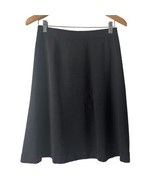 St. John Evening Santana Knit Black Skirt Knee Length Flare Women&#39;s Size 8 - £50.49 GBP