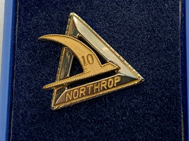 14K Yellow Gold Northrop Employee Recognition 10 Year Pin 1.69g Jewelry ... - £112.14 GBP