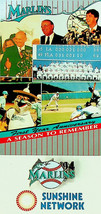 MLB Florida Marlins - 1st Year Anniv. &#39;94 - &quot;A Season to Remember&quot; Pinback - New - £10.62 GBP