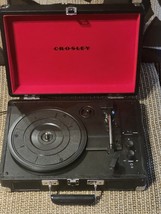 Crosley CR8005D-BK Portable Turntable, Black (NEW) - $48.61