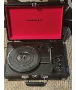 Crosley CR8005D-BK Portable Turntable, Black (NEW) - $48.61