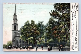 Park Street Church Granary Burying Ground Boston MA 1906 UDB Postcard P15 - £2.34 GBP