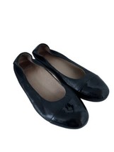 DANSKO Womens Shoes LISANNE Black Patent Leather Cap Toe Ballet Flat Sz 39 / 8.5 - £20.66 GBP