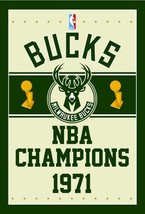 Milwaukee Bucks Flag 3x5ft Banner Polyester basketball World Champion Bu... - $18.00