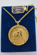 Vintage 1776-1976 BICENTENNIAL Pendant Necklace Unused Box Authentically Minted - £23.18 GBP