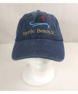 Vintage Myrtle Beach SC Embroidered Sailboat Adjustable Trucker Hat Base... - $13.85