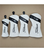 Golf Club Driver Fairway Wood Hybrid Head Cover Titleist TS White 4pcs Set - €39,47 EUR