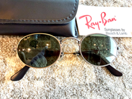 NEW VINTAGE B&amp;L RAY BAN RAYBAN OVAL SIDESTREET 50mm SUNGLASSES Made in USA - $250.00